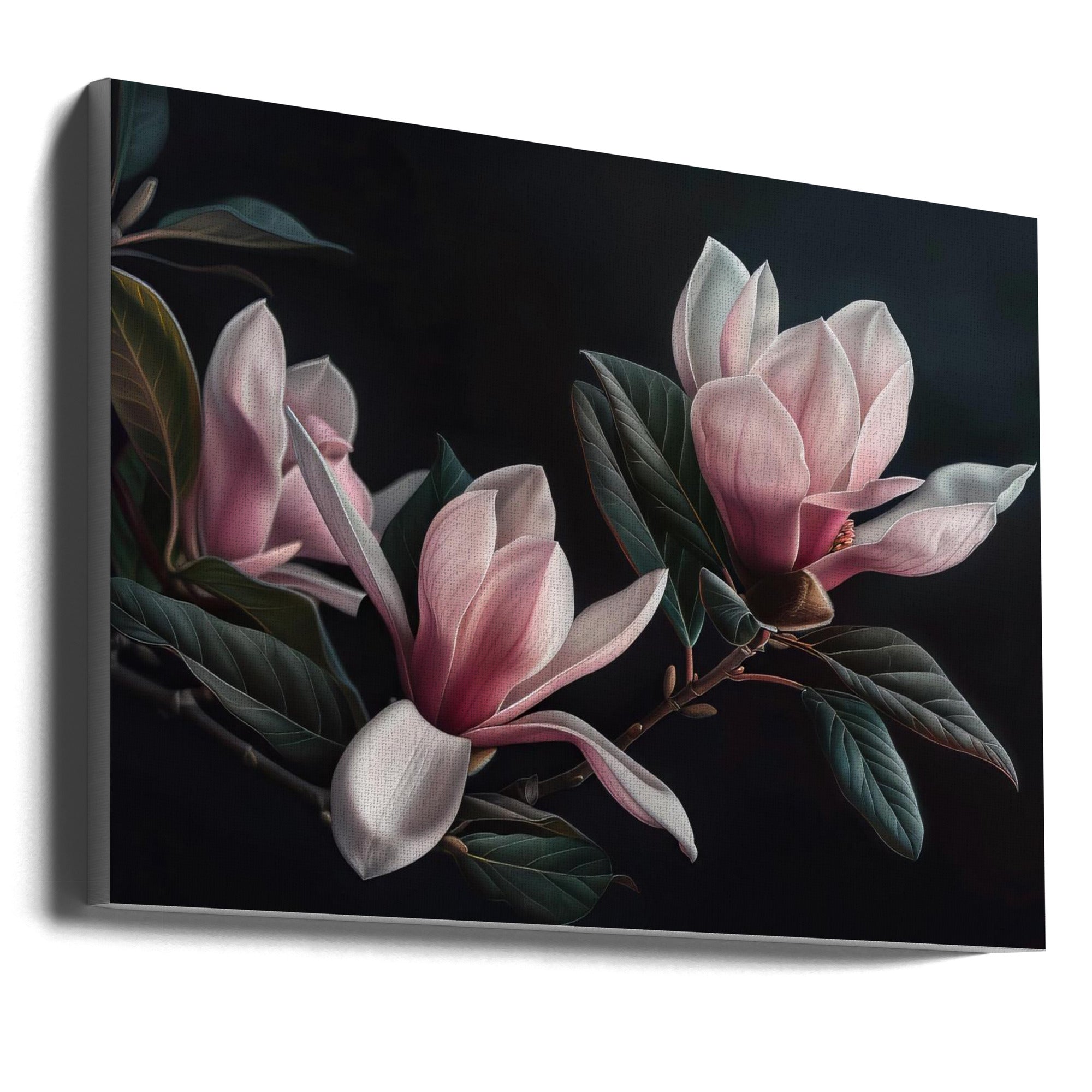 Wall art Lovely Magnolias 26-canvas-DECOROLALA