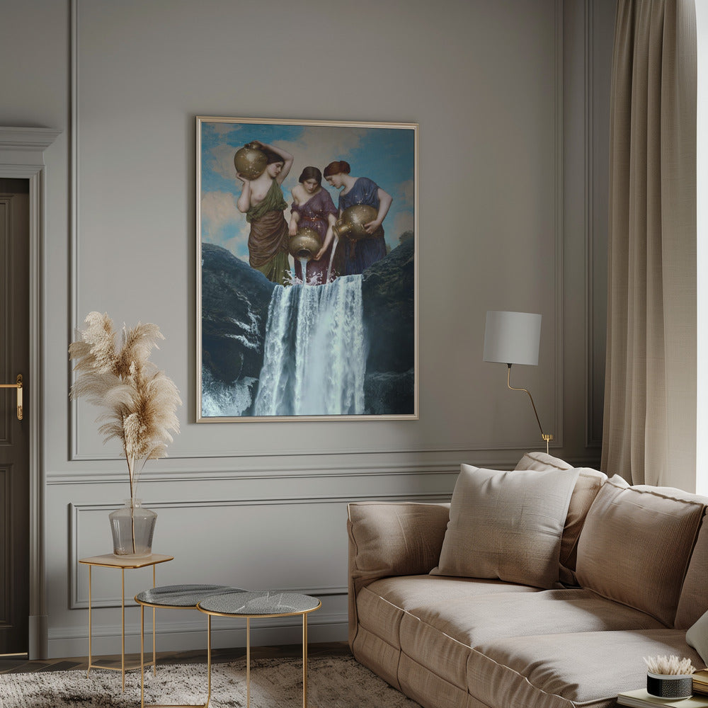 Wall art Magic Waterfall-Canvas Print-DECOROLALA