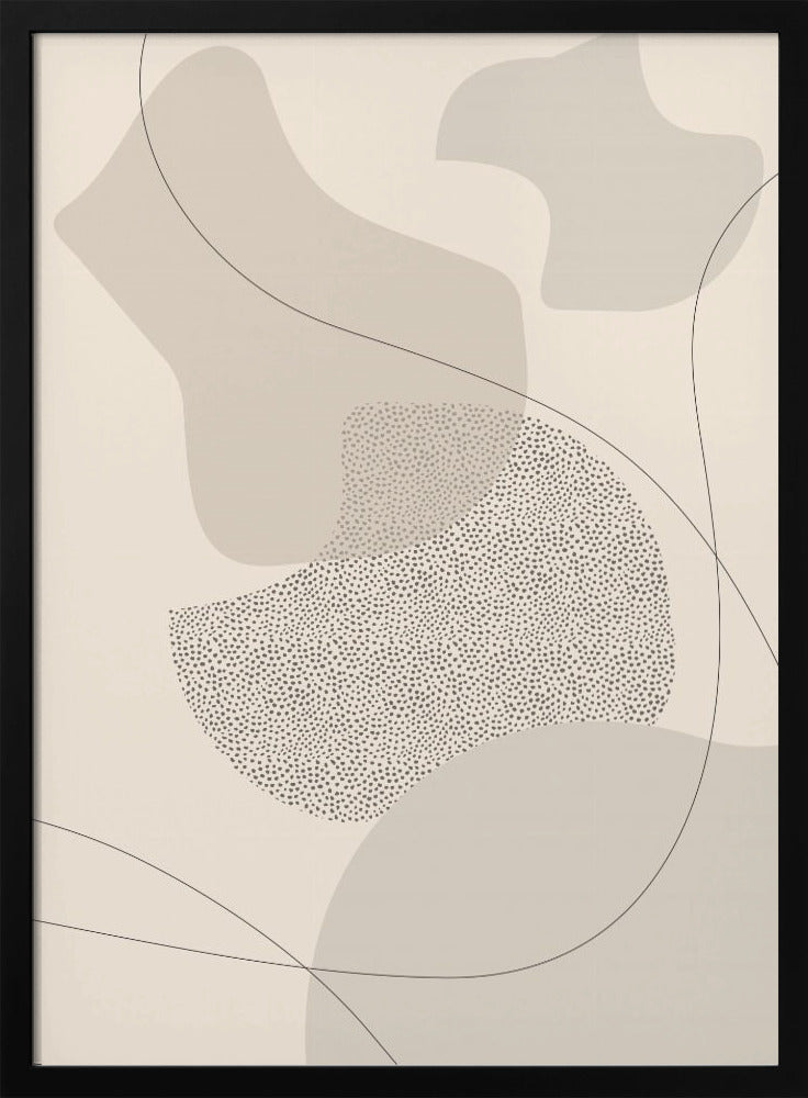 Wall art Mid-Century Modern No. 2 | brown-canvas-DECOROLALA