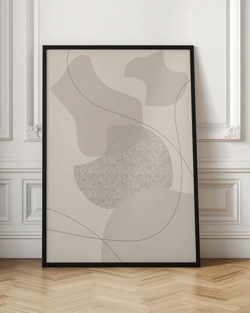Wall art Mid-Century Modern No. 2 | brown-canvas-DECOROLALA
