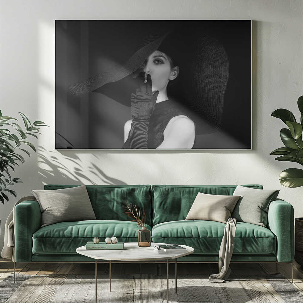 Wall art Miss Sara-Canvas Print-DECOROLALA