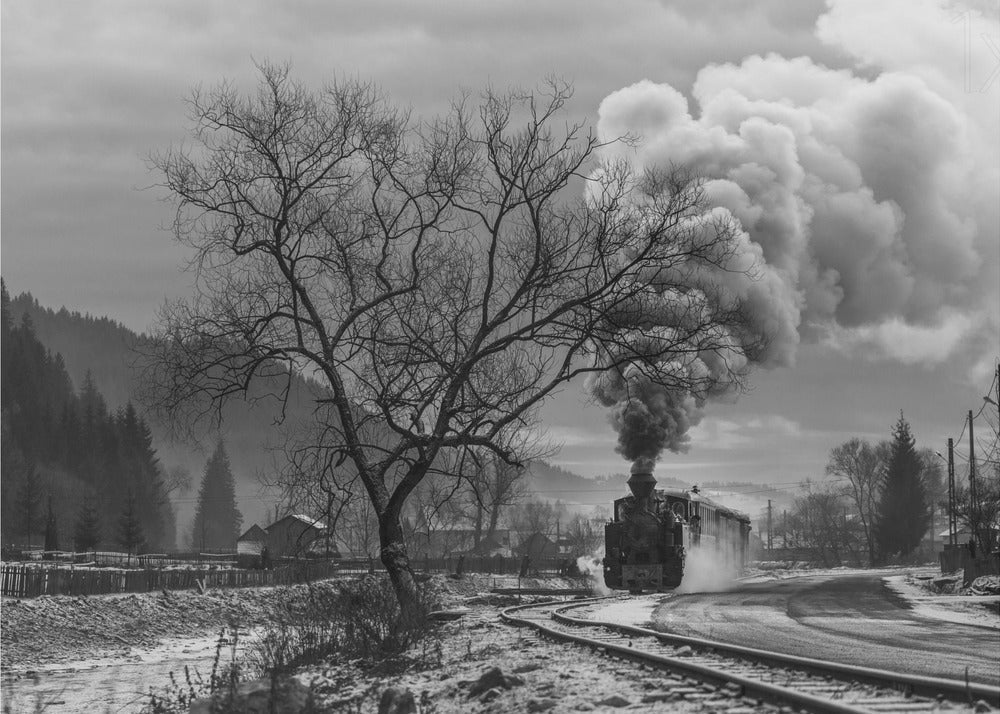 Wall art Mocanita Hutulca-Canvas Print-DECOROLALA