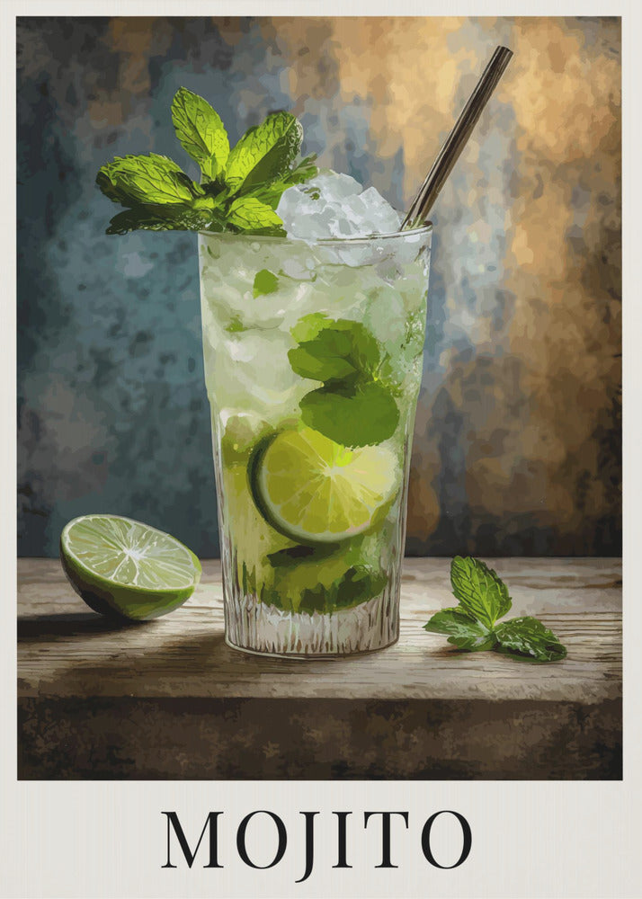 Wall art Mojito-Canvas Print-DECOROLALA