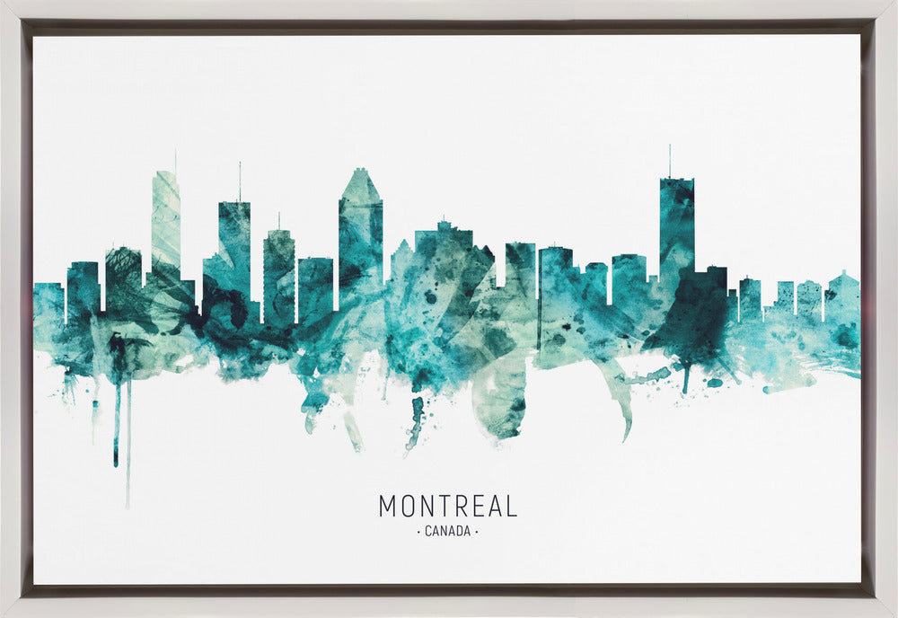 Wall art Montreal Canada Skyline-Canvas Print-DECOROLALA
