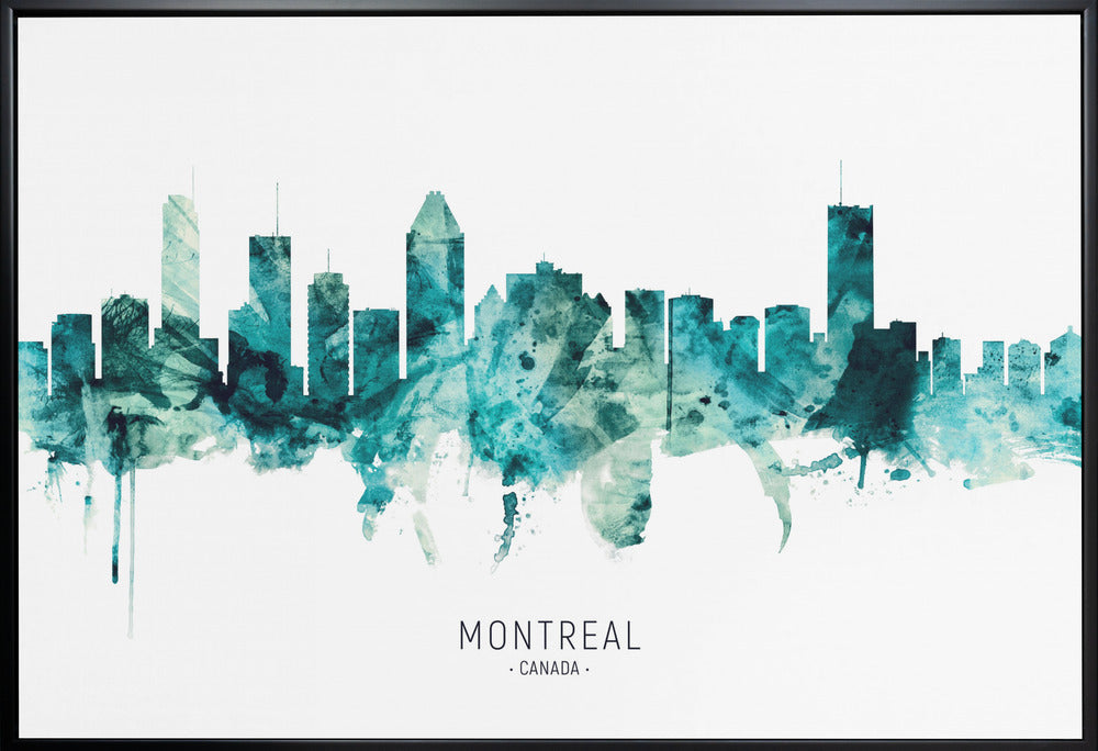 Wall art Montreal Canada Skyline-Canvas Print-DECOROLALA