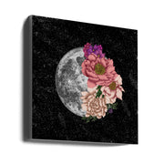 Wall art Moon Abloom New Square-canvas-DECOROLALA