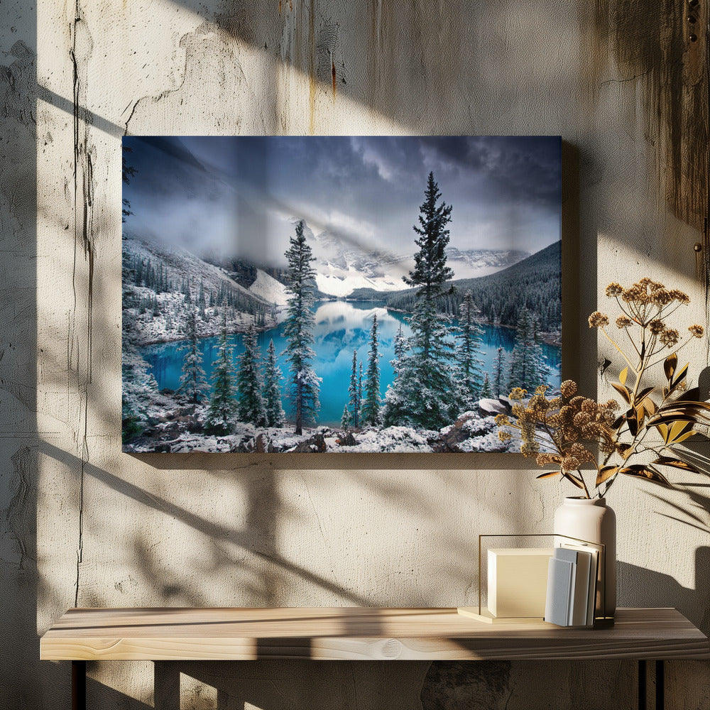 Wall art Morning blues-Canvas Print-DECOROLALA