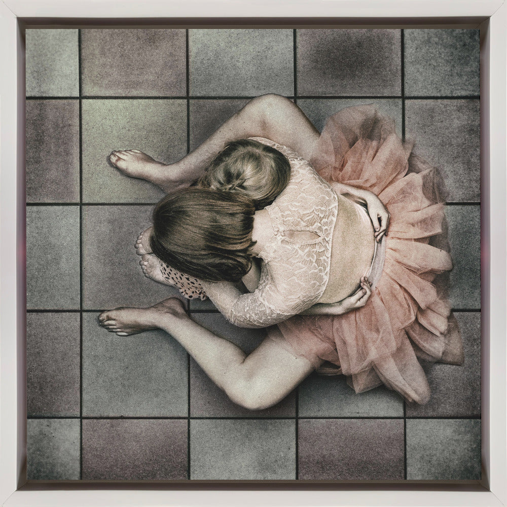 Wall art Mother and daughter-Canvas Print-DECOROLALA