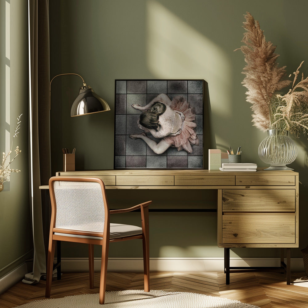 Wall art Mother and daughter-Canvas Print-DECOROLALA