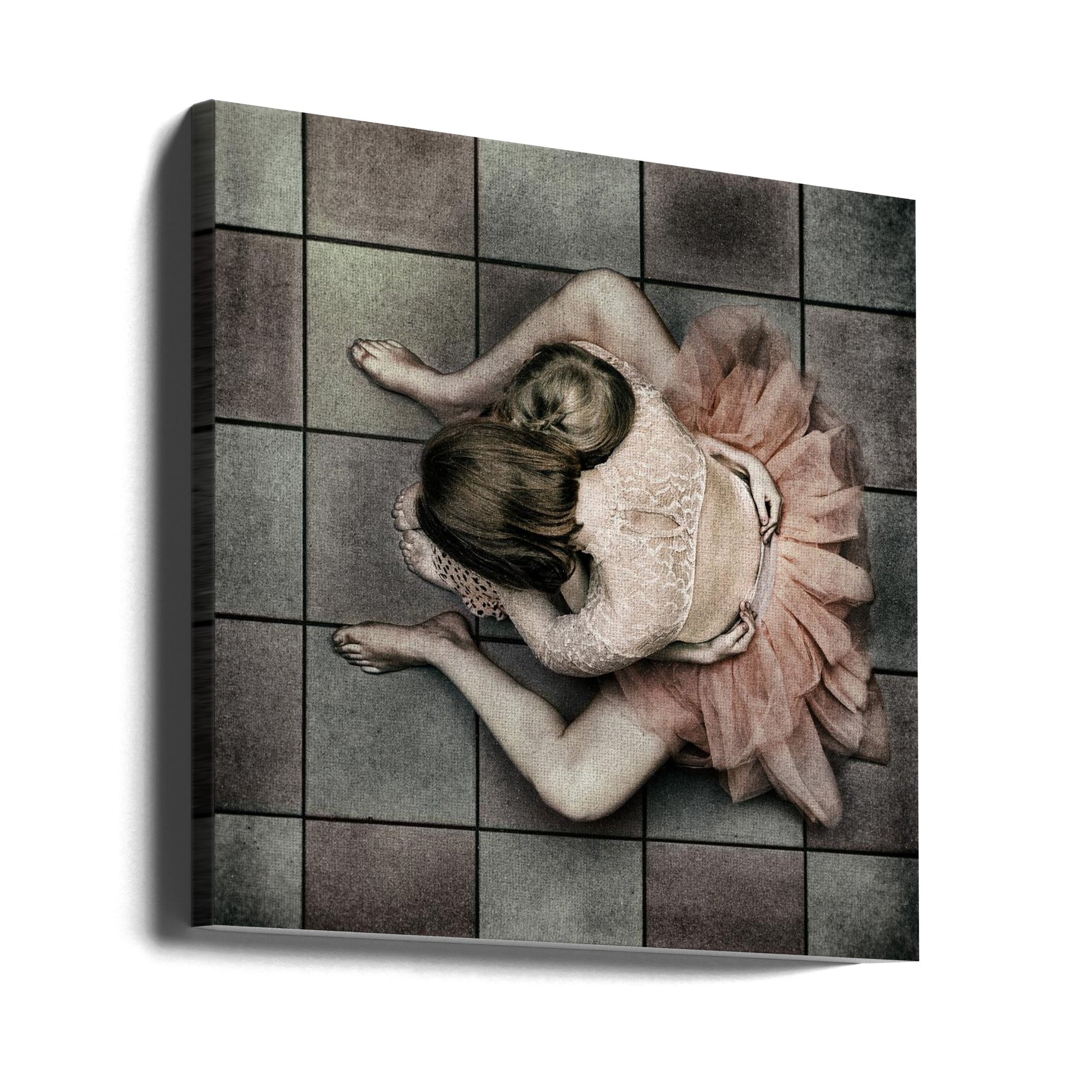 Wall art Mother and daughter-Canvas Print-DECOROLALA