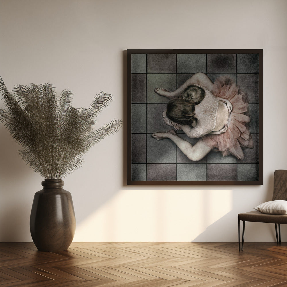 Wall art Mother and daughter-Canvas Print-DECOROLALA
