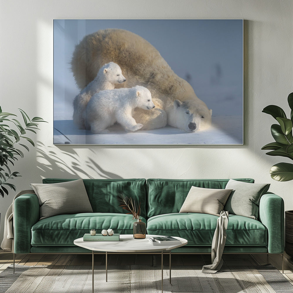 Wall art Mum, Play together-Canvas Print-DECOROLALA