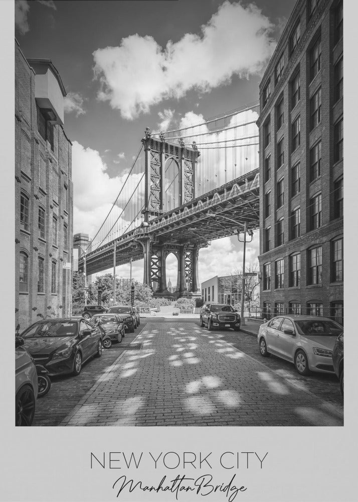 Wall art-NEW YORK CITY Manhattan Bridge-Canvas Print-DECOROLALA