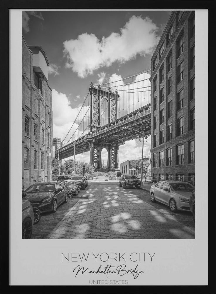 Wall art-NEW YORK CITY Manhattan Bridge-Canvas Print-DECOROLALA