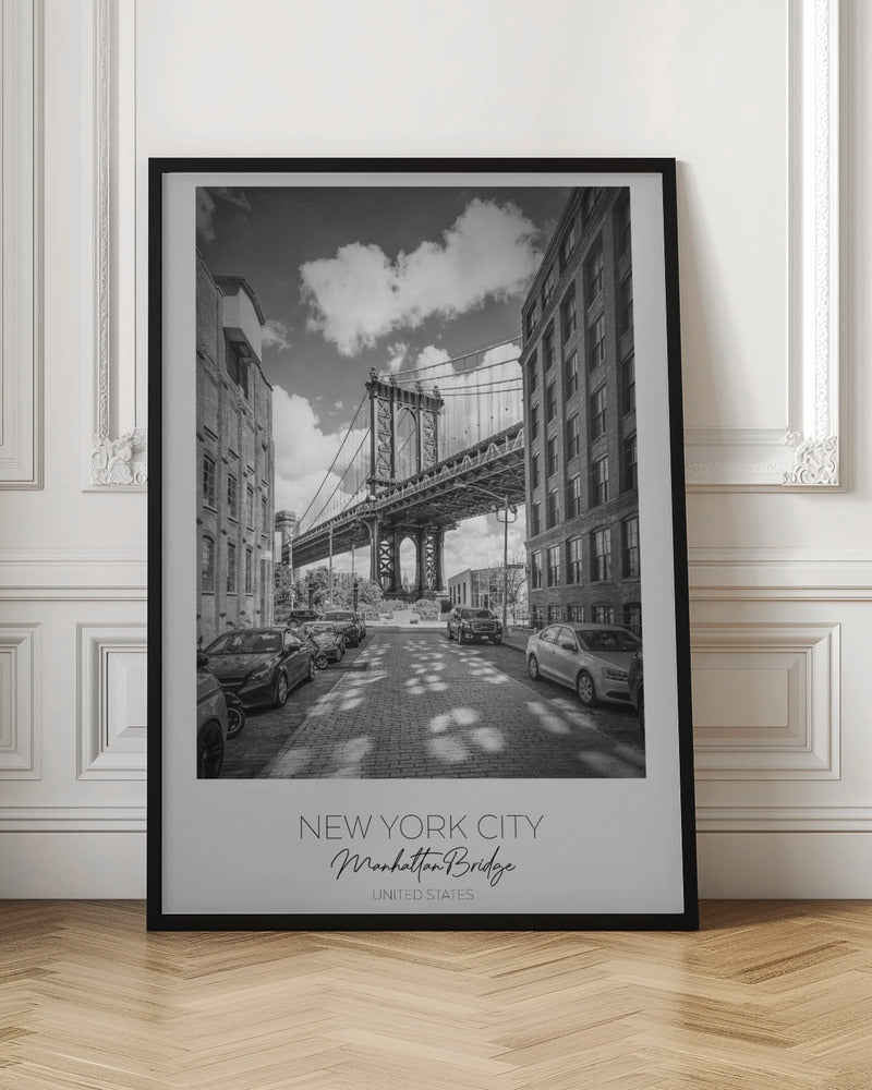 Wall art-NEW YORK CITY Manhattan Bridge-Canvas Print-DECOROLALA