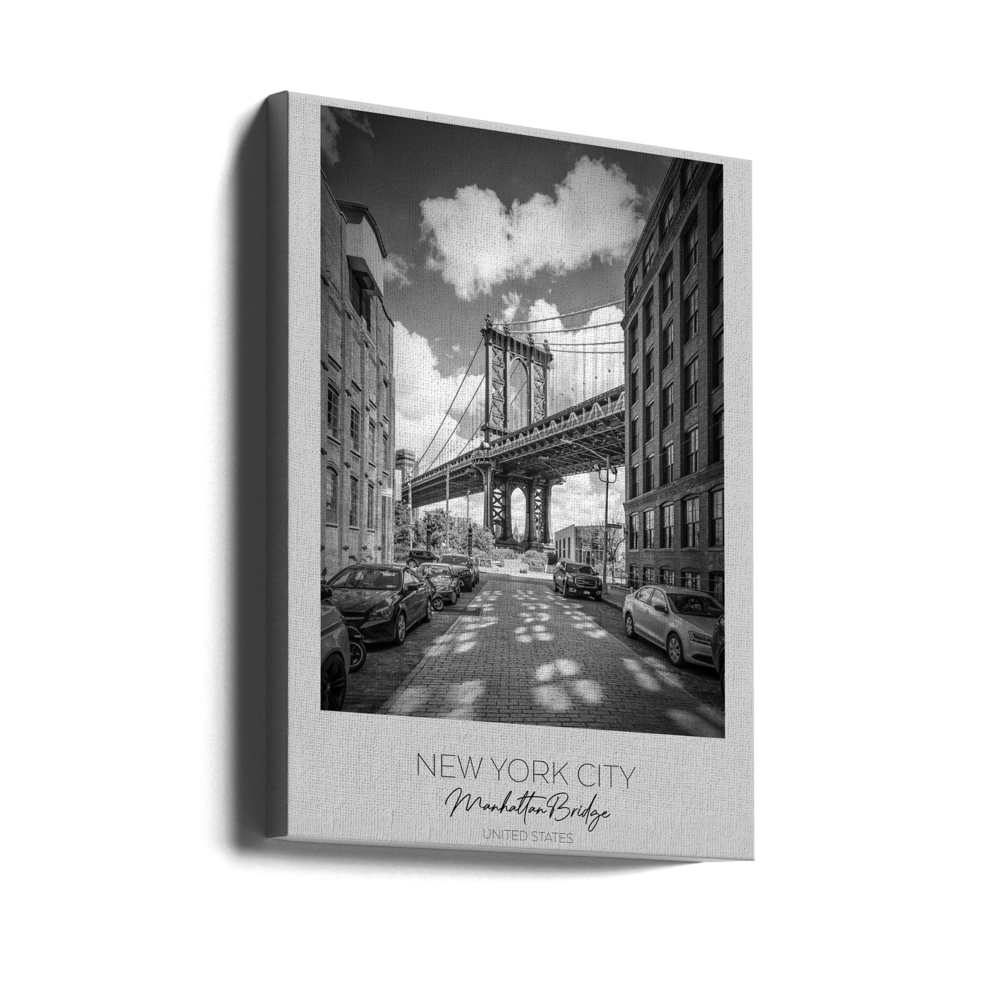 Wall art-NEW YORK CITY Manhattan Bridge-Canvas Print-DECOROLALA