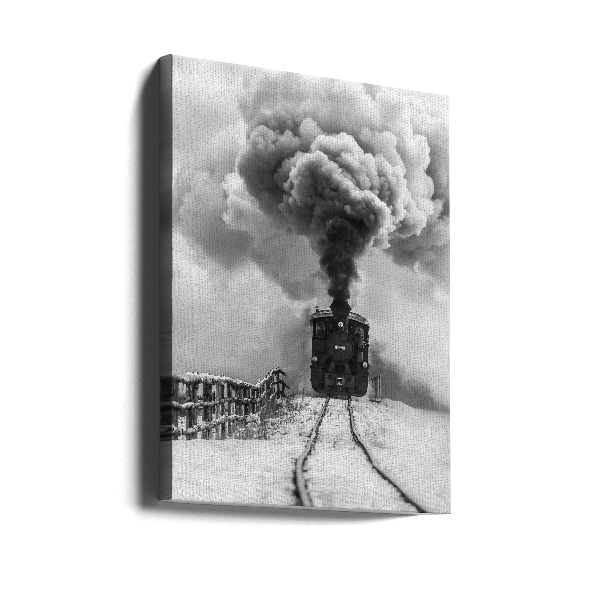 Wall art Old train-Canvas Print-DECOROLALA
