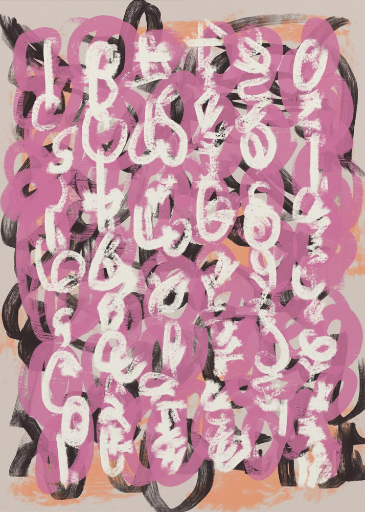 Wall art Paint brush abstract-canvas-DECOROLALA