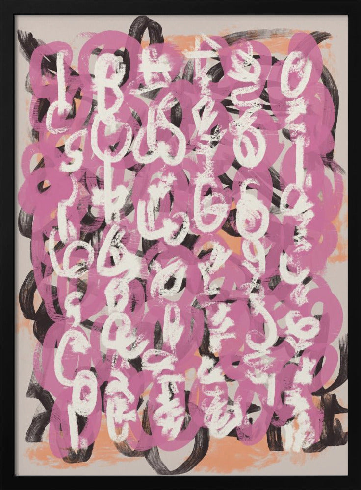 Wall art Paint brush abstract-canvas-DECOROLALA