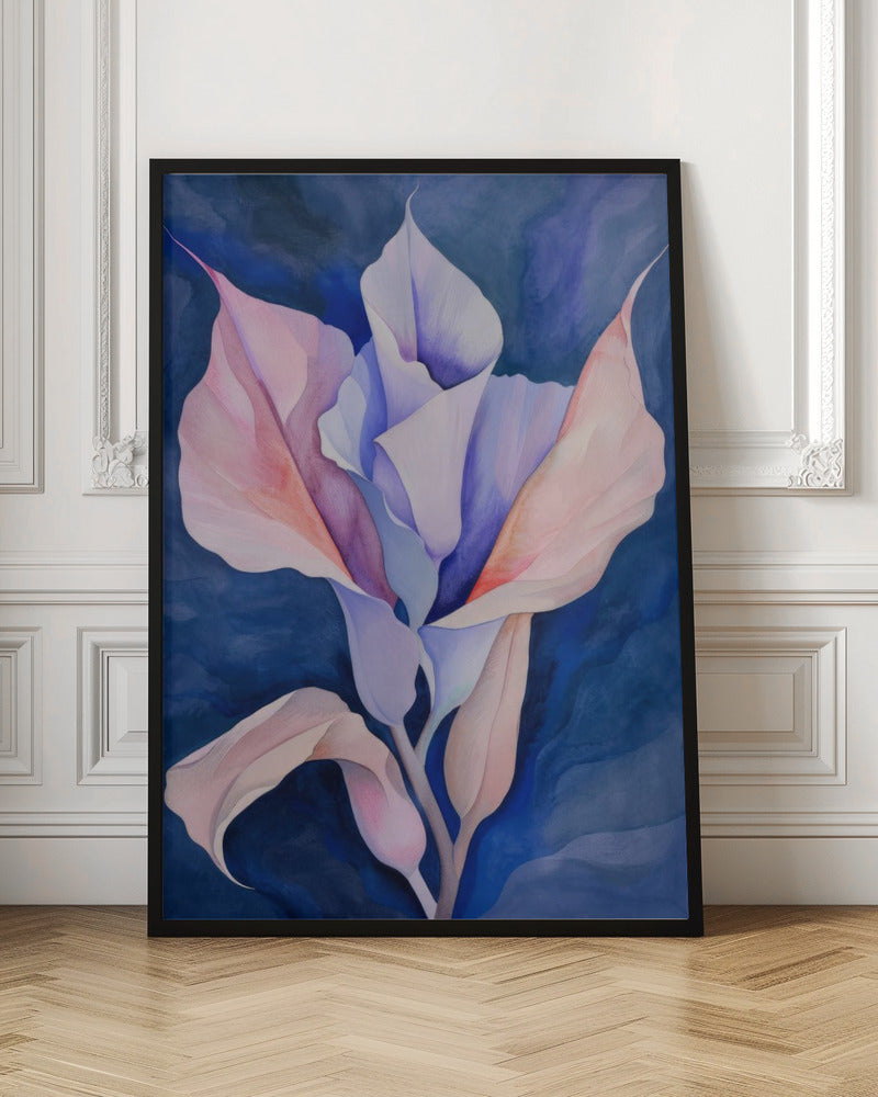 Wall art Painted Shapes and Plants 15-canvas-DECOROLALA