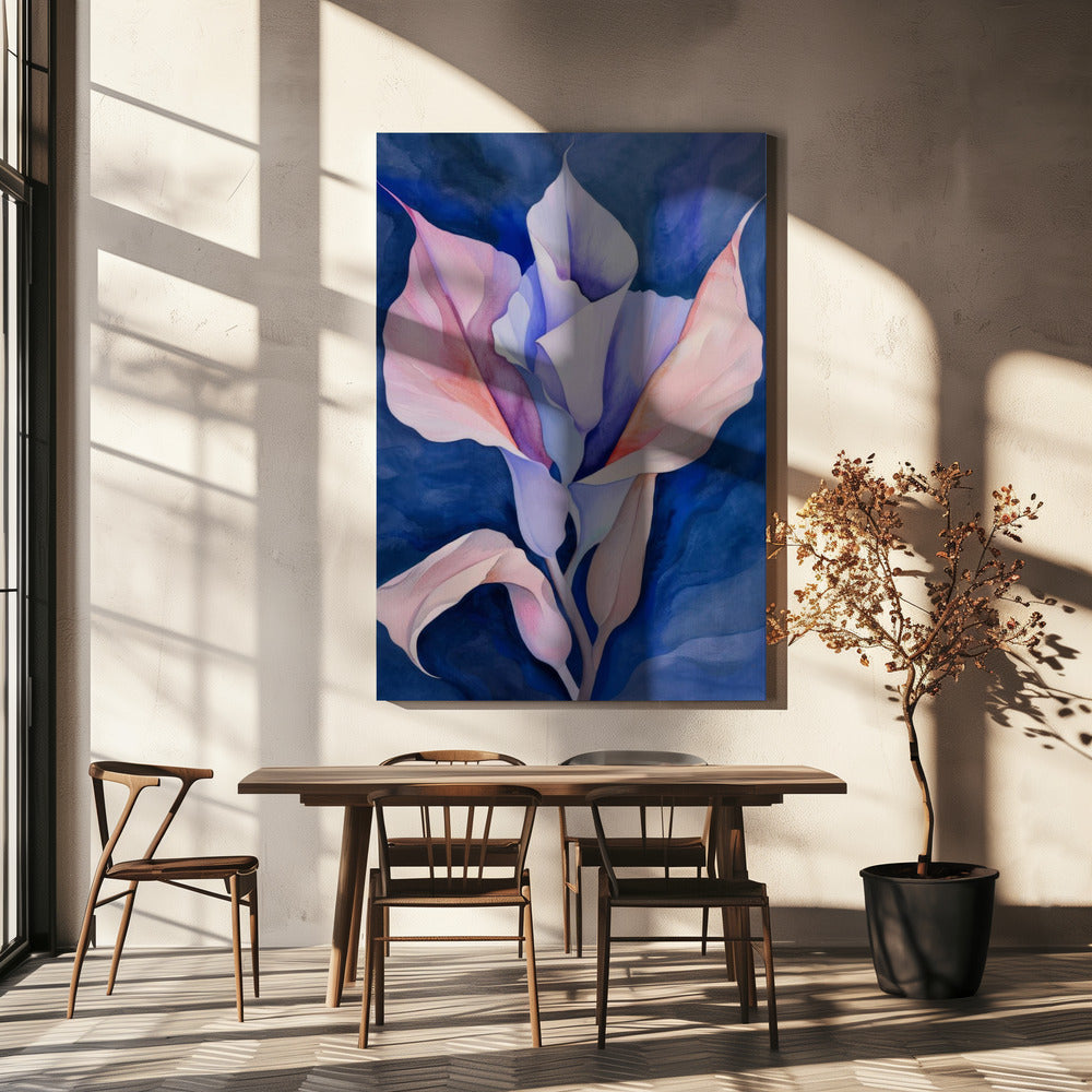 Wall art Painted Shapes and Plants 15-canvas-DECOROLALA