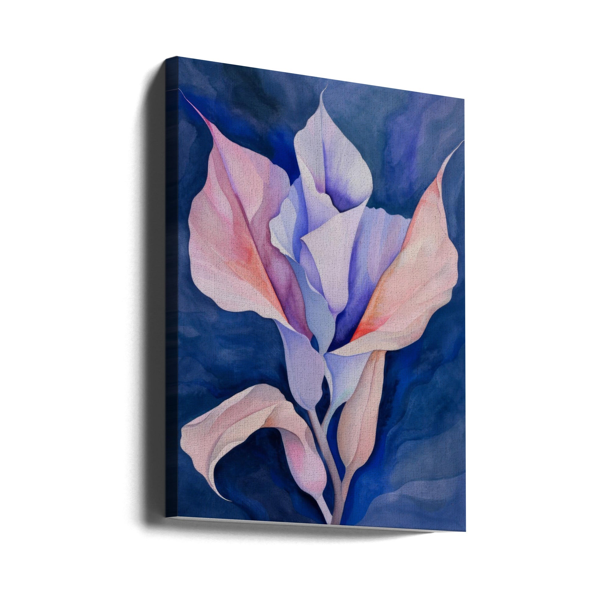 Wall art Painted Shapes and Plants 15-canvas-DECOROLALA