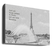 Wall art Paradise - Paris Eiffel Tower-canvas-DECOROLALA