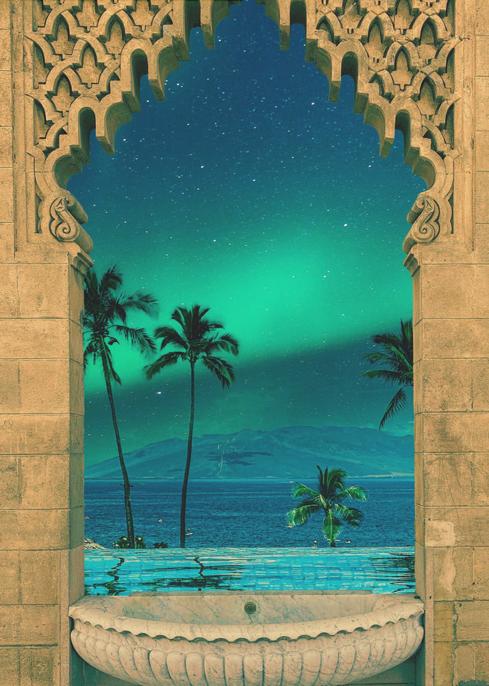 Wall art Portal In To The Night-Canvas Print-DECOROLALA
