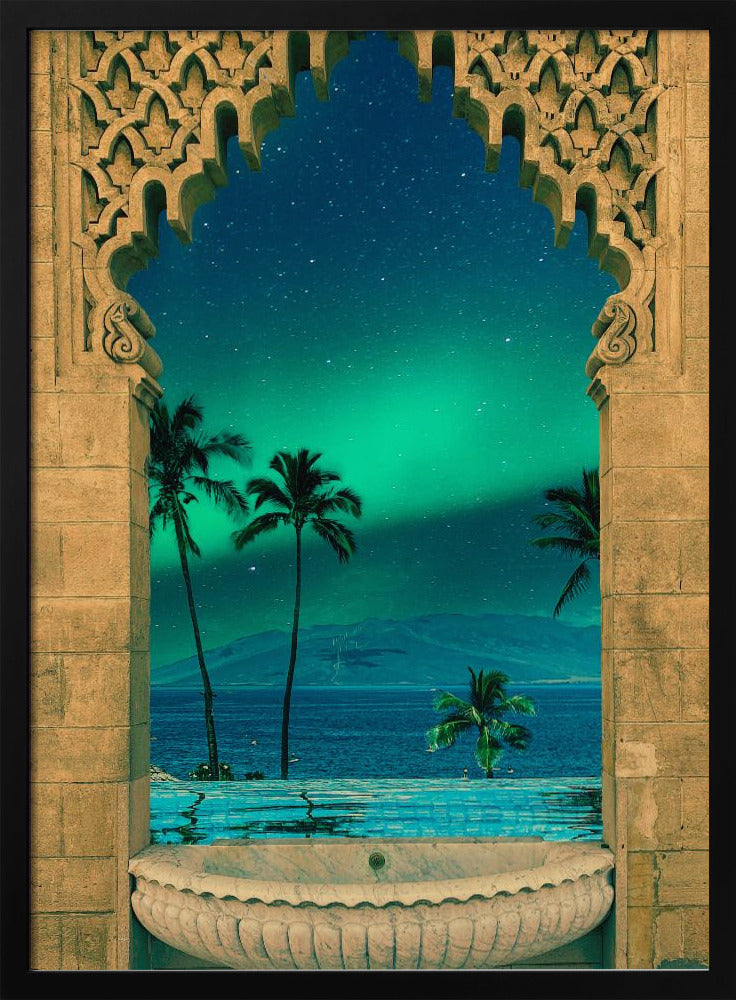 Wall art Portal In To The Night-Canvas Print-DECOROLALA