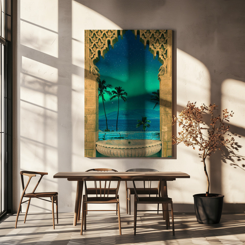Wall art Portal In To The Night-Canvas Print-DECOROLALA
