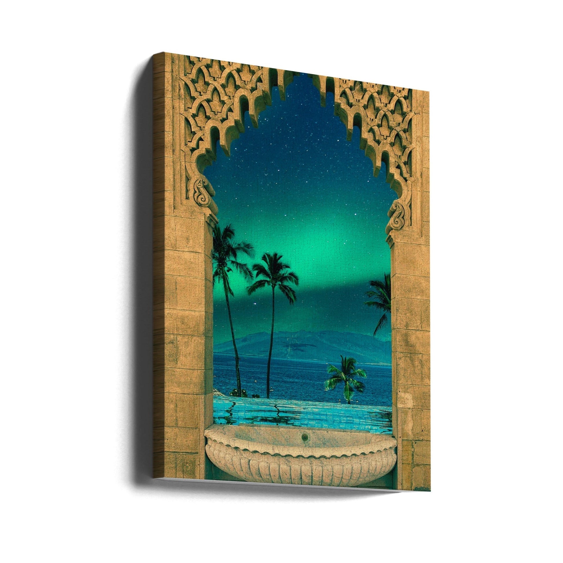 Wall art Portal In To The Night-Canvas Print-DECOROLALA