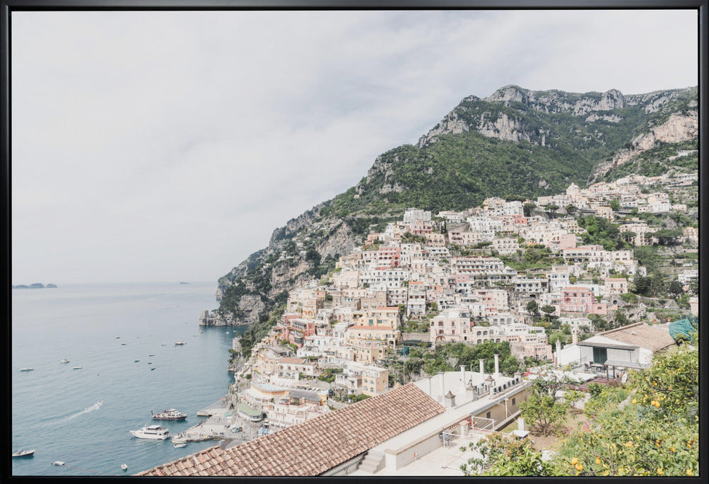 Wall art Positano at the Amalfi Coast-Canvas Print-DECOROLALA