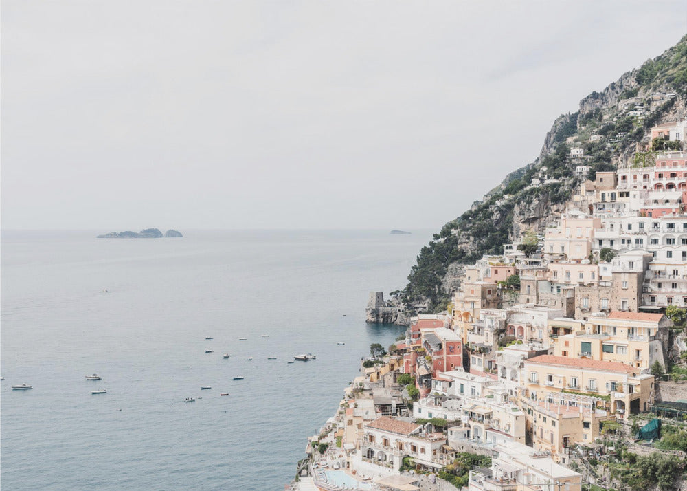Wall art Positano at the Amalfi Coast-Canvas Print-DECOROLALA