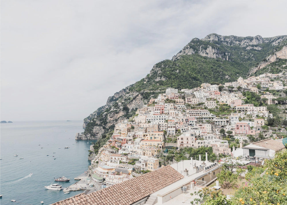 Wall art Positano at the Amalfi Coast-Canvas Print-DECOROLALA