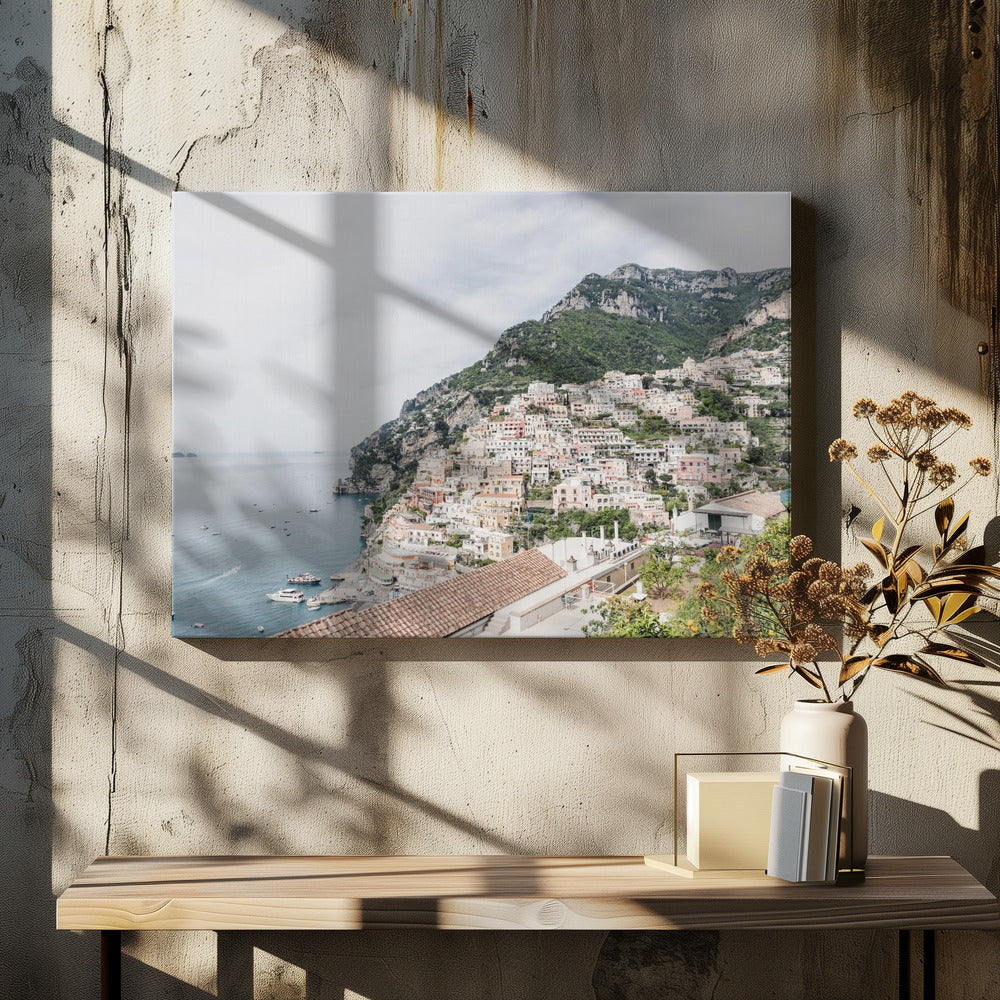 Wall art Positano at the Amalfi Coast-Canvas Print-DECOROLALA