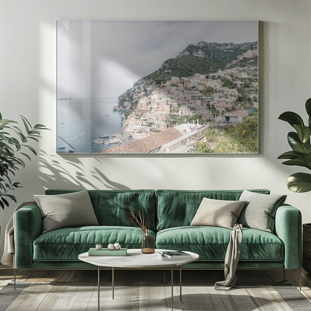 Wall art Positano at the Amalfi Coast-Canvas Print-DECOROLALA