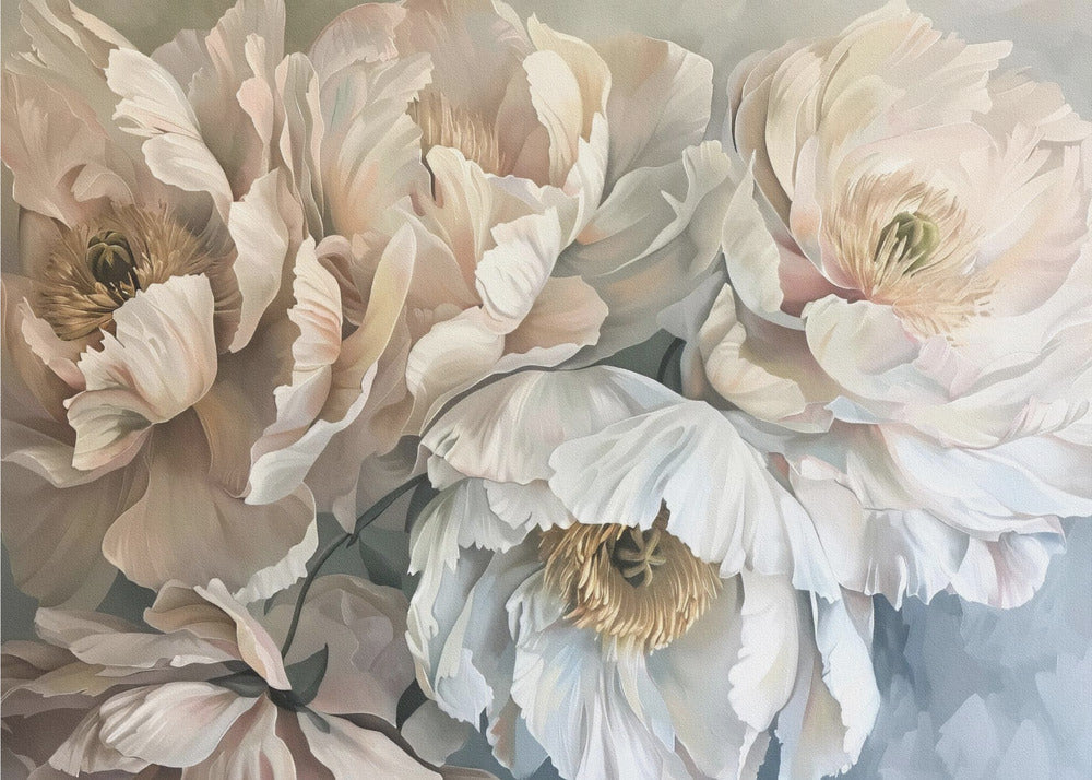 Wall art Poster Flower Paint 1-canvas-DECOROLALA