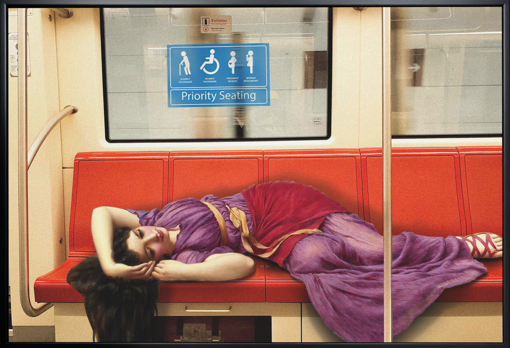 Wall art Priority Seating-canvas-DECOROLALA