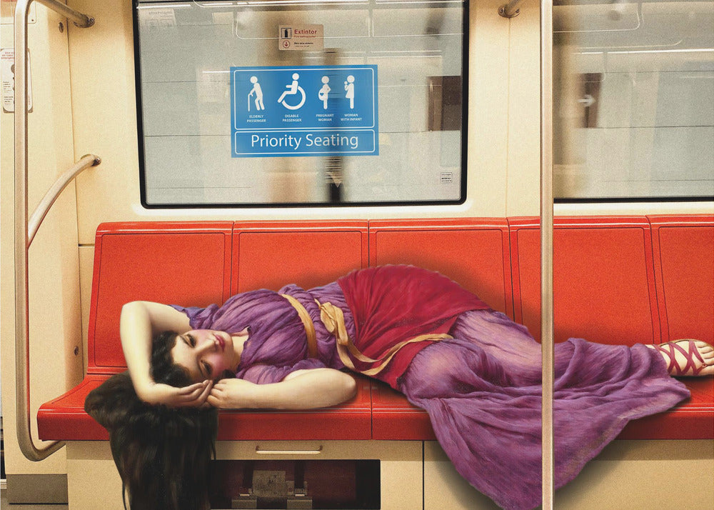 Wall art Priority Seating-canvas-DECOROLALA