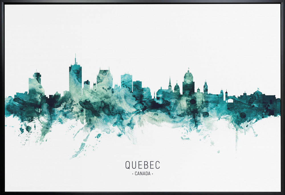 Wall art Quebec Canada Skyline-Canvas Print-DECOROLALA