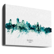 Wall art Quebec Canada Skyline-Canvas Print-DECOROLALA