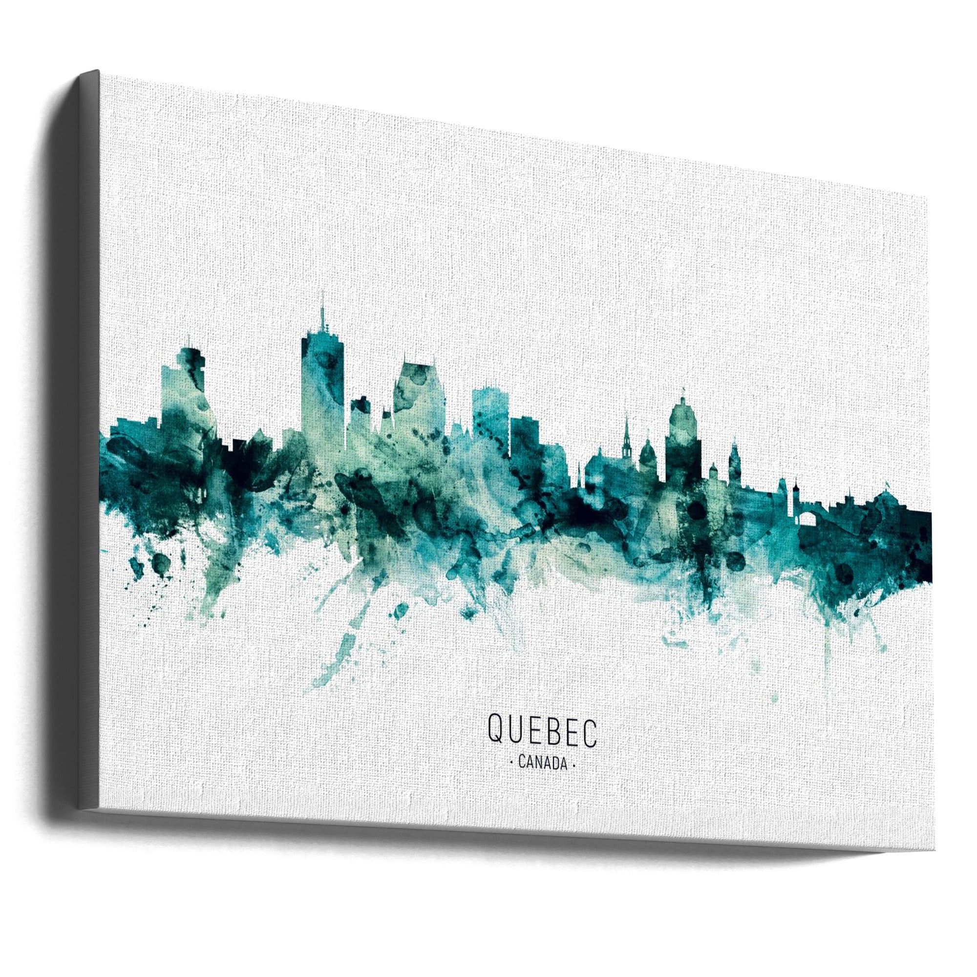 Wall art Quebec Canada Skyline-Canvas Print-DECOROLALA