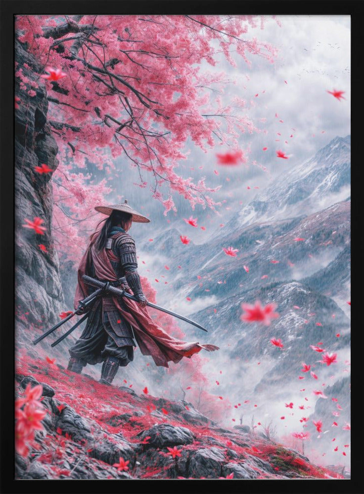 Wall art Samurai-canvas-DECOROLALA