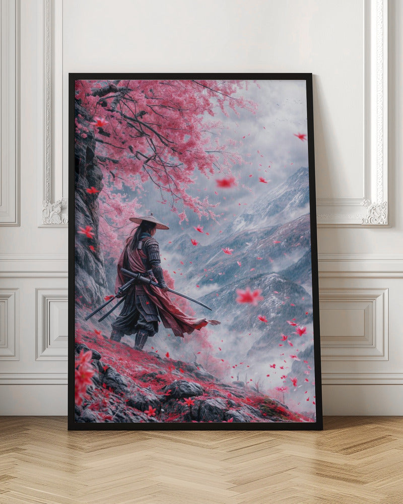 Wall art Samurai-canvas-DECOROLALA