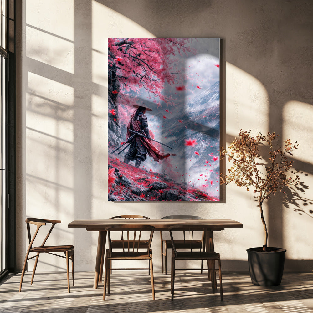Wall art Samurai-canvas-DECOROLALA