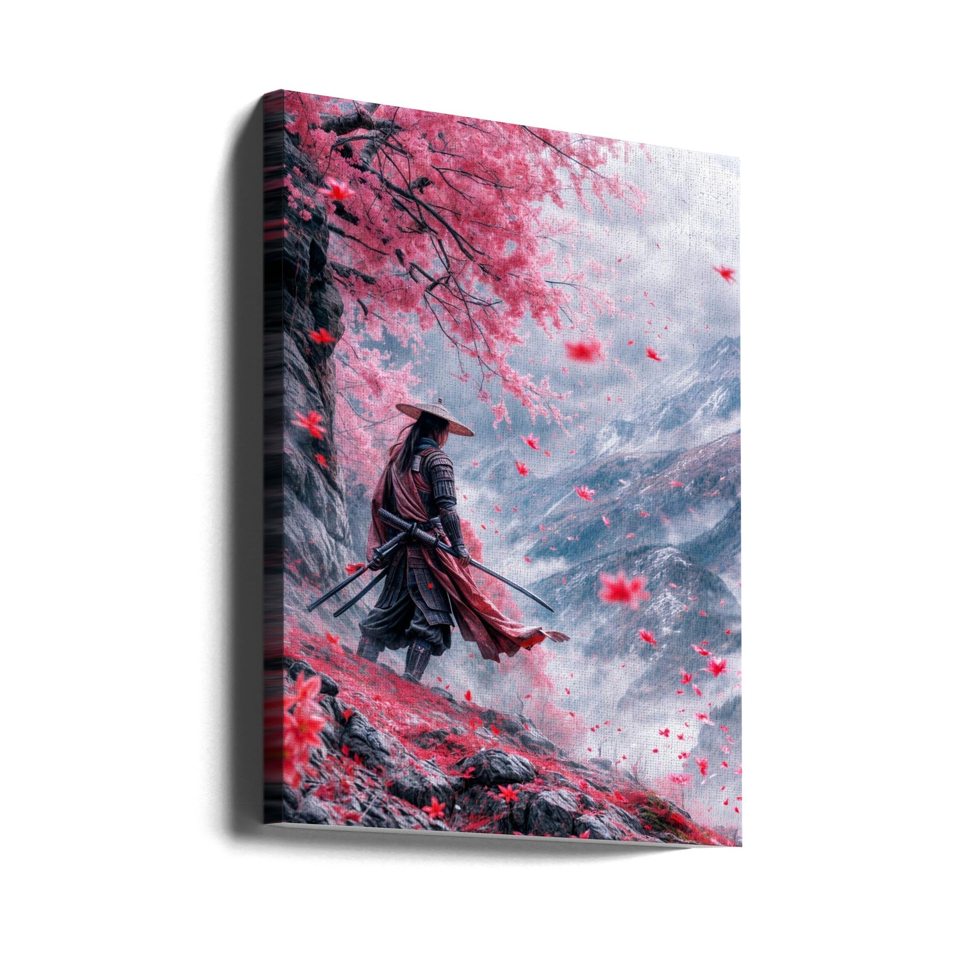 Wall art Samurai-canvas-DECOROLALA