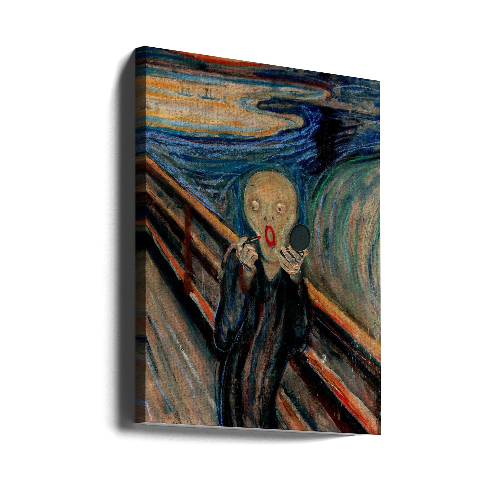 Wall art Screaming Make Up-canvas-DECOROLALA