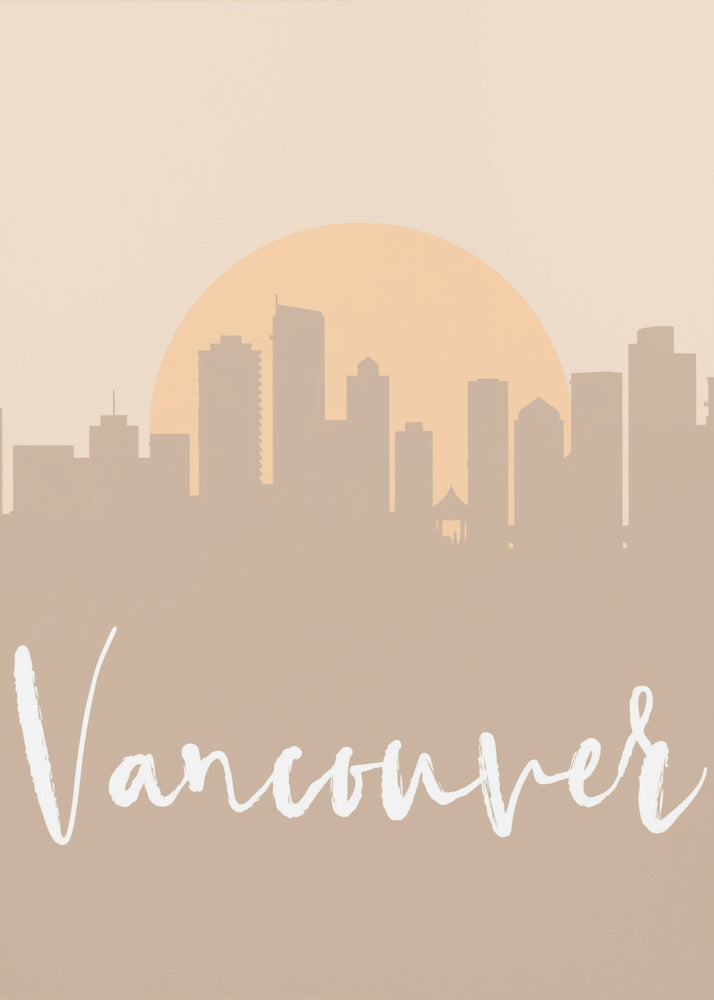 Wall art Skyline Earth Tone 2 90-Canvas Print-DECOROLALA