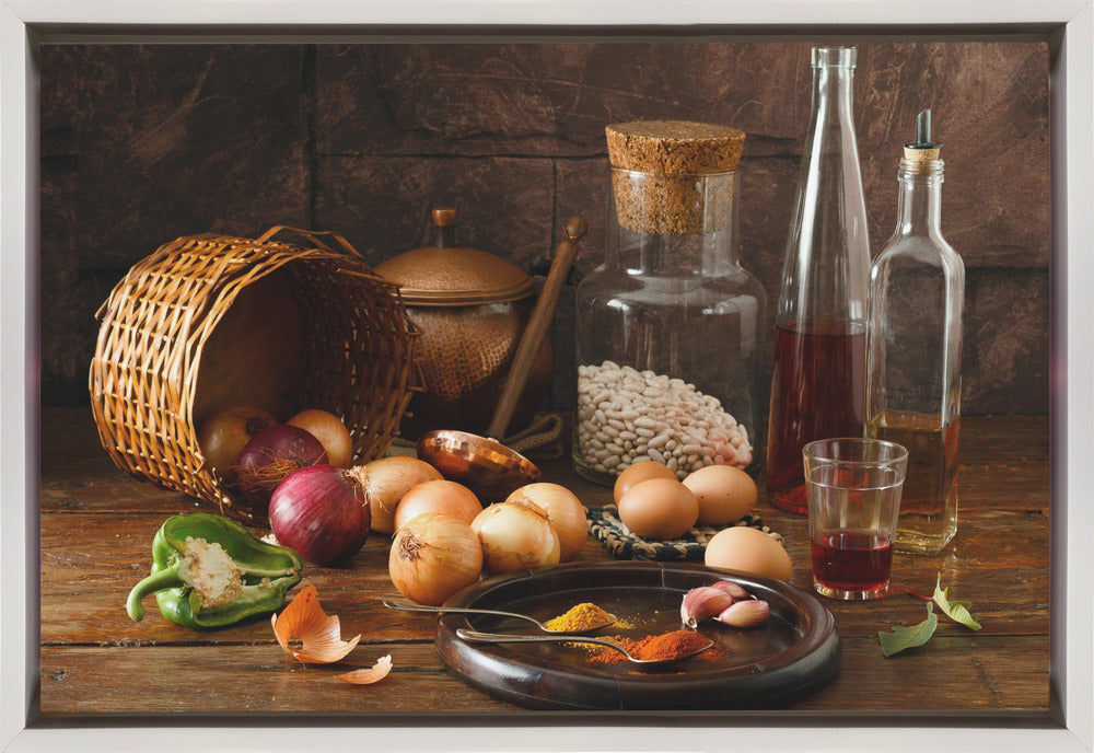 Wall art Smells. Food-Canvas Print-DECOROLALA