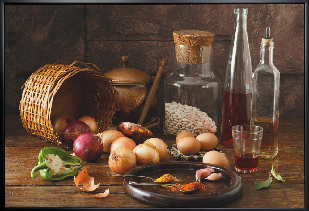 Wall art Smells. Food-Canvas Print-DECOROLALA